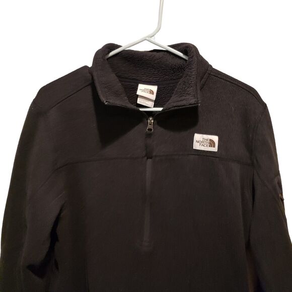 The North Face Men's Gordon Lyons Quarter Zip Black Heather Size Small - Picture 2 of 10